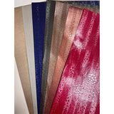 Metal golden sphere textured leather paper