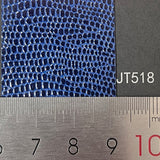 Metal two-tone lizard-embossed leatherette paper