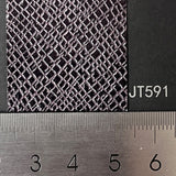 Metal two-tone snake check pattern leatherette paper