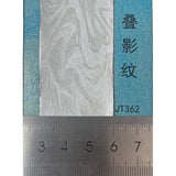 Metal layered textured leather paper
