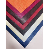 Metal two-tone snake check pattern leatherette paper