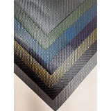 Metal two-tone basket weave leatherette paper