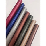 Metal snake grid textured leather paper