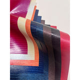 Metal two-tone lizard-embossed leatherette paper