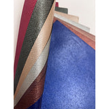 Metal snake grid textured leather paper