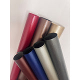 Metal brushed leather paper