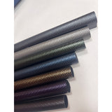 Metal two-tone basket weave leatherette paper