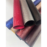 Metal layered textured leather paper