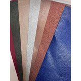 Metal snake grid textured leather paper