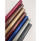 Metal brushed leather paper