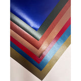 Metallic Ireland-grain leatherette paper