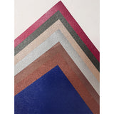 Metal snake grid textured leather paper