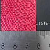 Metal two-tone lizard-embossed leatherette paper