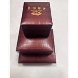 Metallic King's Check Leatherette Paper