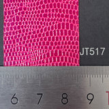 Metal two-tone lizard-embossed leatherette paper