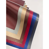 Metal brushed leather paper
