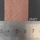 Metal embossed leather paper
