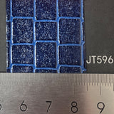 Metal two-tone Kingston check leatherette paper