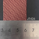 Metal embossed leather paper