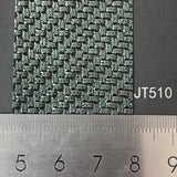 Metal two-tone basket weave leatherette paper