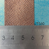 Metal snake grid textured leather paper