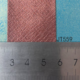 Metal snake grid textured leather paper