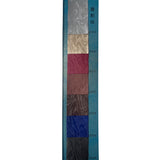 Metal layered textured leather paper
