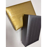 Metal golden sphere textured leather paper