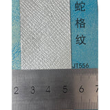 Metal snake grid textured leather paper