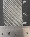 Metal two-tone basket weave leatherette paper