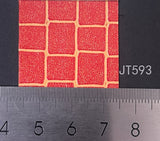 Metal two-tone Kingston check leatherette paper