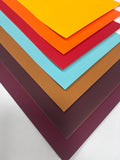 40C washable hot-pressed color-changing flat  leather pape
