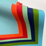 Thermochromic tactile surface filled leather paper