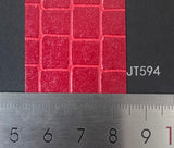 Metal two-tone Kingston check leatherette paper