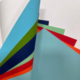 Thermochromic tactile surface filled leather paper