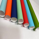 Thermochromic tactile surface filled leather paper